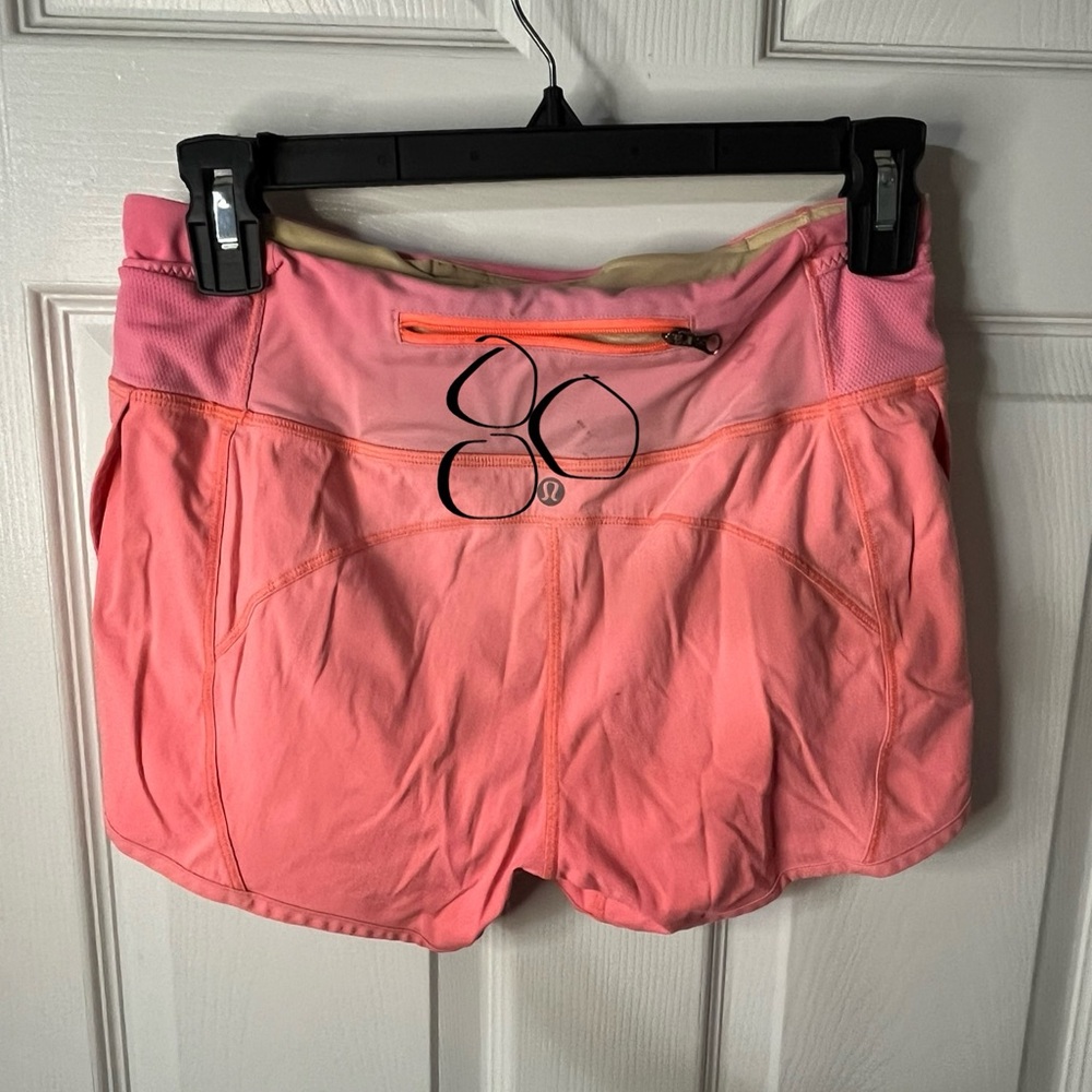 Women's Pink lululemon Shorts - Picture 8 of 9